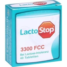 LACTOSTOP 3.300 FCC Tabletten klikdispenser, 40 stuks