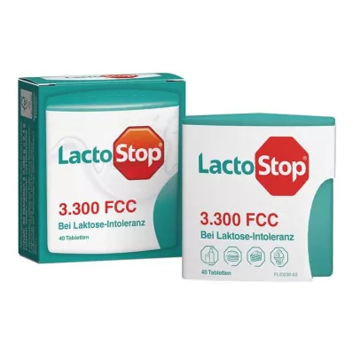 LACTOSTOP 3.300 FCC Tabletten klikdispenser, 40 stuks