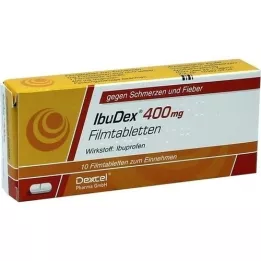 IBUDEX 400 mg filmomhulde tabletten, 10 st