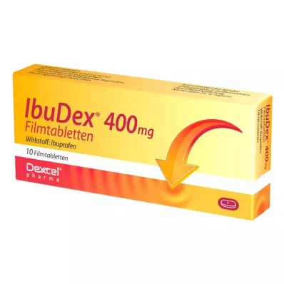Ibudex 400 mg filmomhulde tabletten, 10 stuks Ibudex 400 mg filmomhulde tabletten, 10 stuks