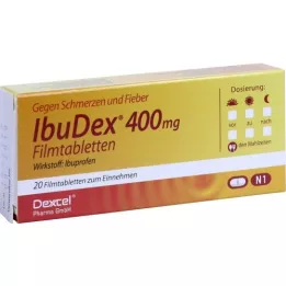 IBUDEX 400 mg filmomhulde tabletten, 20 st