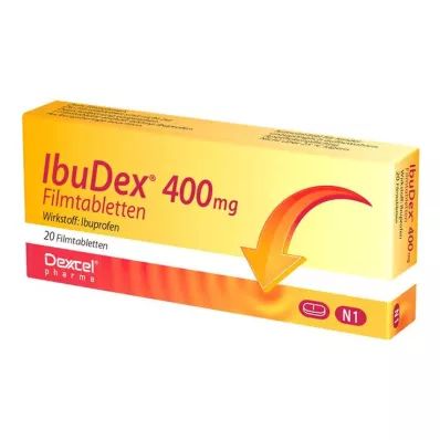 Ibudex 400 mg filmomhulde tabletten, 20 stuks Ibudex 400 mg filmomhulde tabletten, 20 stuks