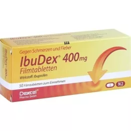 IBUDEX 400 mg filmomhulde tabletten, 50 st