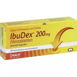 IBUDEX 200 mg filmomhulde tabletten, 30 st