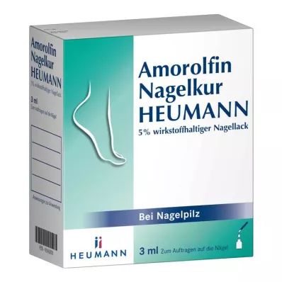 Amorolfine nagelbehandeling HEUMANN 5% actieve nagellak, 3 ml Amorolfine nagelbehandeling HEUMANN 5% actieve nagellak, 3 ml