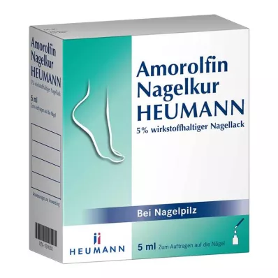 Amorolfine nagelbehandeling HEUMANN 5% actieve nagellak, 5 ml Amorolfine nagelbehandeling HEUMANN 5% actieve nagellak, 5 ml