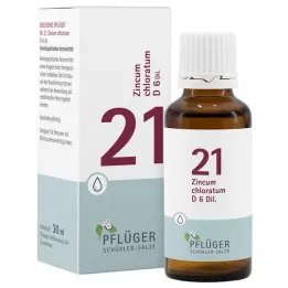 BIOCHEMIE ploegerspleister 21 Zinkum chloratum D 6 druppels, 30 ml