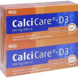 CALCICARE D3 kauwtabletten, 120 stuks