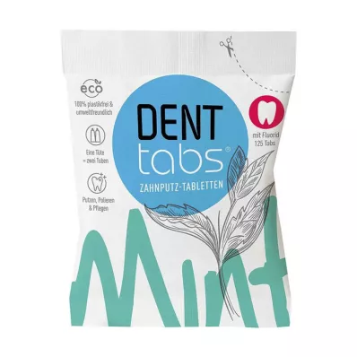 Denttabs tandpastatabletten stevia mint, 125 st Denttabs tandpastatabletten stevia mint, 125 st