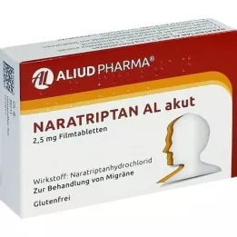 NARATRIPTAN AL acute 2,5 mg filmomhulde tabletten, 2 stuks