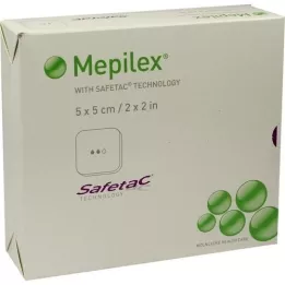 MEPILEX 5x5 cm schuimverband, 5 stuks