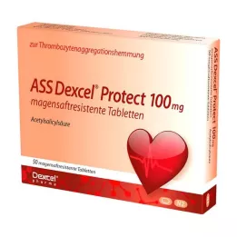 ASS Dexcel Protect 100 mg enterische tabletten, 50 stuks