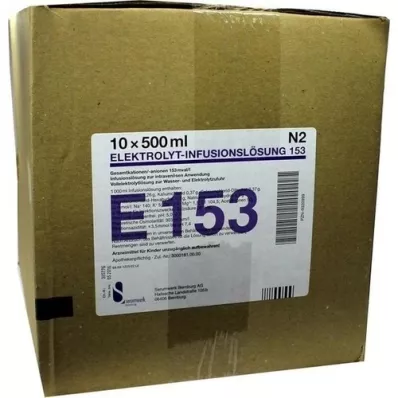 ELEKTROLYT Inf.-Lsg. 153 PE-Fles, 10X500 ml