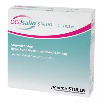 Ocusalin 5% UD oogdruppels, 20X0,5 ml Ocusalin 5% UD oogdruppels, 20X0,5 ml