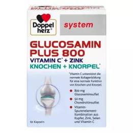 DOPPELHERZ Glucosamine Plus 800 systeemcapsules, 60 stuks