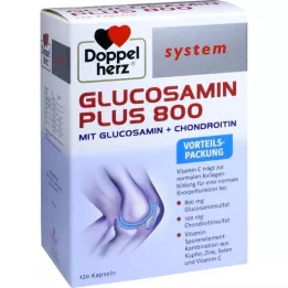 DOPPELHERZ Glucosamine Plus 800 systeemcapsules, 120 capsules