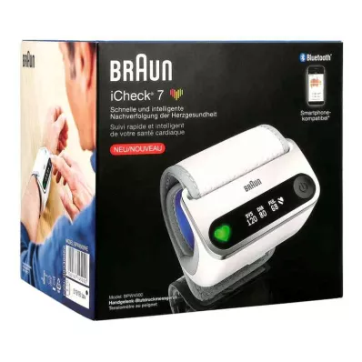 BRAUN BLUTDRUCKMESSGERÄT iCheck7 Handg.BPW4500, 1 st BRAUN BLUTDRUCKMESSGERÄT iCheck7 Handg.BPW4500, 1 st