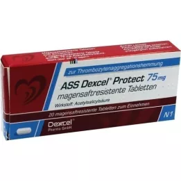 ASS Dexcel Protect 75 mg enterische tabletten, 20 stuks