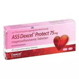 ASS Dexcel Protect 75 mg enterische tabletten, 20 stuks
