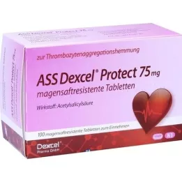 ASS Dexcel Protect 75 mg enterische tabletten, 100 stuks