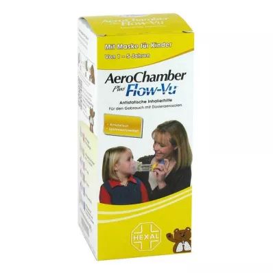 AEROCHAMBER met masker voor kinderen van 1-5 jaar, 1 st AEROCHAMBER met masker voor kinderen van 1-5 jaar, 1 st
