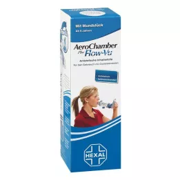 AEROCHAMBER met mondstuk volwassenen en kinderen vanaf 5 jaar blauw, 1 st