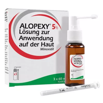 Alopexy 5% oplossing, 3 x 60 ml Alopexy 5% oplossing, 3 x 60 ml