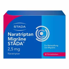 NARATRIPTAN Migraine STADA 2,5 mg filmomhulde tabletten, 2 st