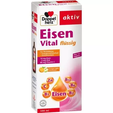 DOPPELHERZ IJzer Vitaal Tonicum, 500 ml