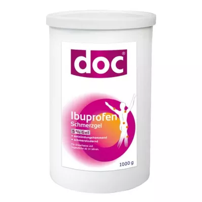 DOC IBUPROFEN Pijngel 5% dispensercartridge, 1 kg