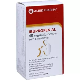 IBUPROFEN AL 40 mg/ml Orale suspensie, 100 ml