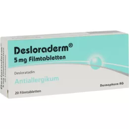 DESLORADERM 5 mg filmomhulde tabletten, 20 stuks