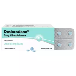Desloraderm 5 mg filmomhulde tabletten, 50 stuks