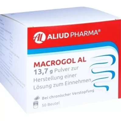 MACROGOL AL 13,7 g Oraal preparaat, 50 stuks