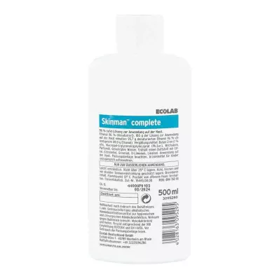 SKINMAN complete handdesinfectiefles, 500 ml