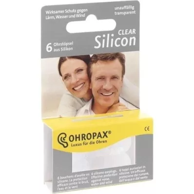 OHROPAX Silicium Helder, 6 stuks