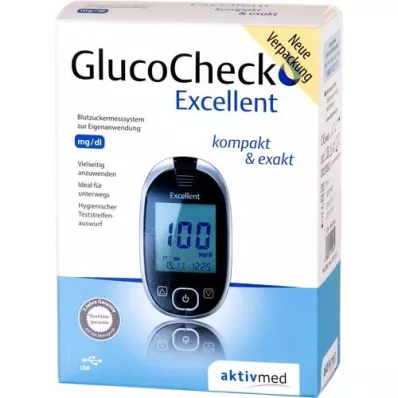 GLUCOCHECK Uitstekende Bloedglucosemeter Set mg/dl, 1 st