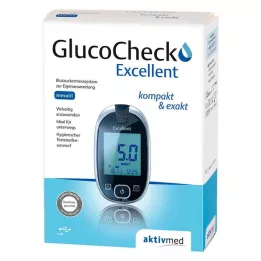 GLUCOCHECK Uitstekende bloedsuikermeterset mmol/l, 1 st