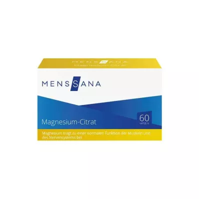 Magnesiumcitraat Menssana Capsules, 60 st Magnesiumcitraat Menssana Capsules, 60 st