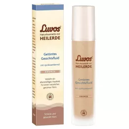 Luvos natuurlijke cosmetica getinte gezichtsvloeistof brons, 50 ml