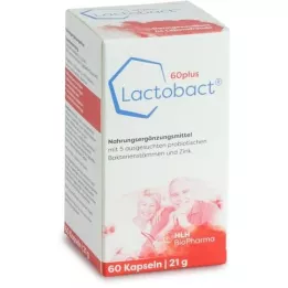 LACTOBACT 60plus enteric-gecoate capsules, 60 stuks