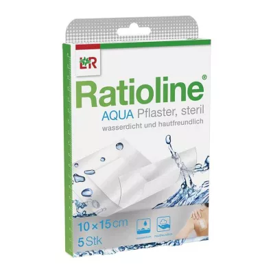 RATIOLINE aqua douchepleister Plus 10x15 cm steriel, 5 st