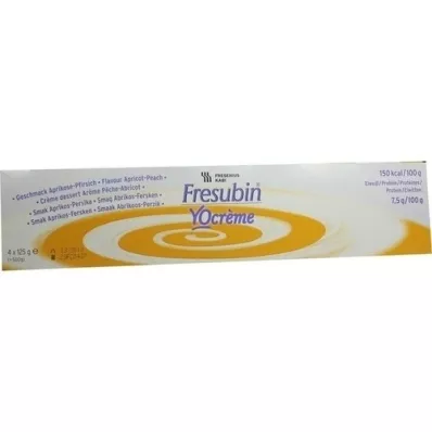 FRESUBIN YOcreme Abrikoos Perzik, 4X125 g