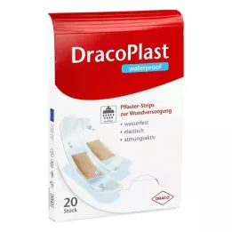 DRACOPLAST watervaste pleisterstrips, gesorteerd, 20 st