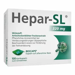 HEPAR-SL 320 mg harde capsules, 100 st