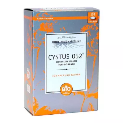 CYSTUS 052 Organic Keelpastilles Honing Sinaasappel, 132 st CYSTUS 052 Organic Keelpastilles Honing Sinaasappel, 132 st
