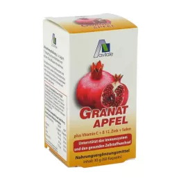 GRANATAPFEL 500 mg plus Vit.C+B12+Zink+Selenium Caps., 60 stuks
