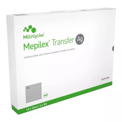 MEPILEX Transfer Ag schuimverband 15x20 cm steriel, 10 stuks MEPILEX Transfer Ag schuimverband 15x20 cm steriel, 10 stuks