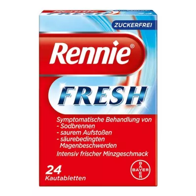 RENNIE FRESH Kauwtabletten, 24 stuks RENNIE FRESH Kauwtabletten, 24 stuks