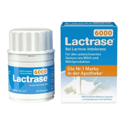 Lactrase 6.000 FCC capsules, 60 st